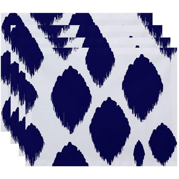 Simply Daisy 18" x 14" Abstract Decorative Placemats, Set of 4