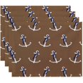 thumbnail image 1 of Simply Daisy 18" x 14" Anchor Whimsy Geometric Print Placemat, 1 of 1