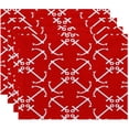 thumbnail image 1 of Simply Daisy 18" x 14" Anchor's Up Geometric Print Placemats, Set of 4, 1 of 1