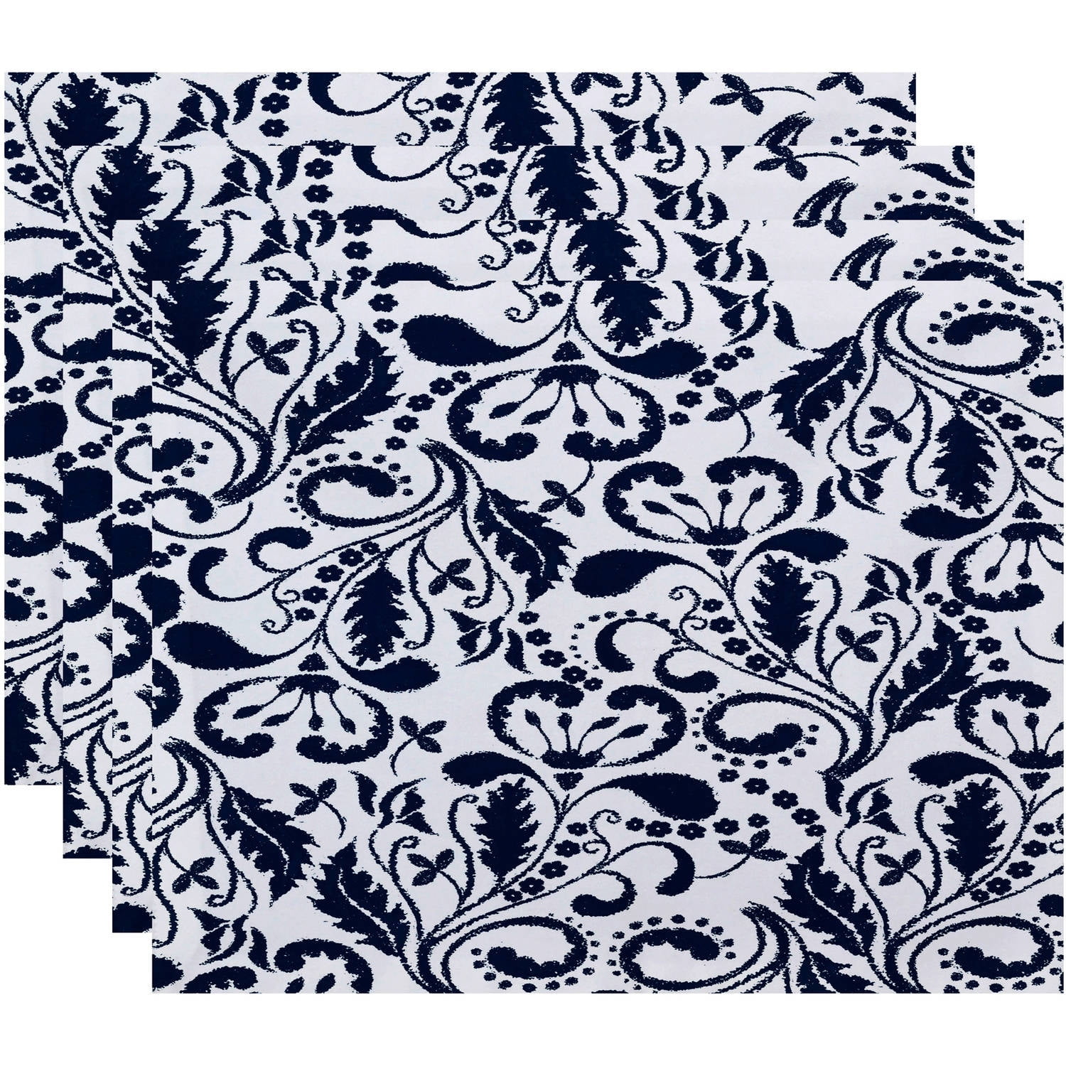 Simply Daisy 18" x 14" Aurora Floral Print Placemat (Set of 4)