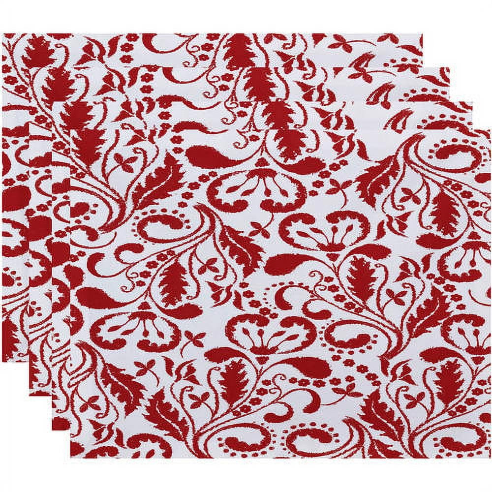 Simply Daisy 18" x 14" Aurora Floral Print Placemat (Set of 4)