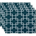 thumbnail image 1 of Simply Daisy 18" x 14" Bamboo 1 Geometric Print Placemat, 1 of 1