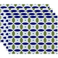 thumbnail image 1 of Simply Daisy 18" x 14" Beach Ball Geometric Print Placemats, Set of 4, 1 of 1