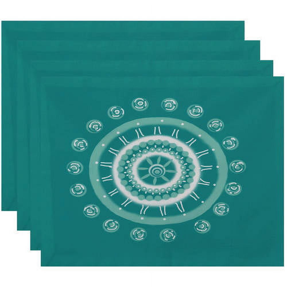 Simply Daisy 18" x 14" Beachy Keen Geometric Print Placemat