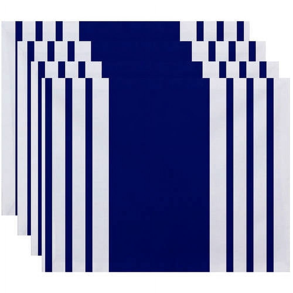 Simply Daisy 18" x 14" Big and Bold Stripe Decorative Placemat