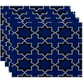 thumbnail image 1 of Simply Daisy 18" x 14" Bohemian Geometric Print Placemats, Set of 4, 1 of 1