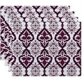thumbnail image 1 of Simply Daisy 18" x 14" Bombay Geometric Print Placemats, Set of 4, 1 of 1