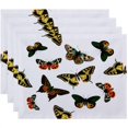 thumbnail image 1 of Simply Daisy 18" x 14" Butterflies Animal Print Placemats, Set of 4, 1 of 1