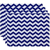 Simply Daisy 18" x 14" Chevron Decorative Placemats, Set of 4