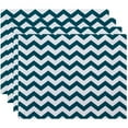 thumbnail image 1 of Simply Daisy 18" x 14" Chevron Decorative Placemats, Set of 4, 1 of 1