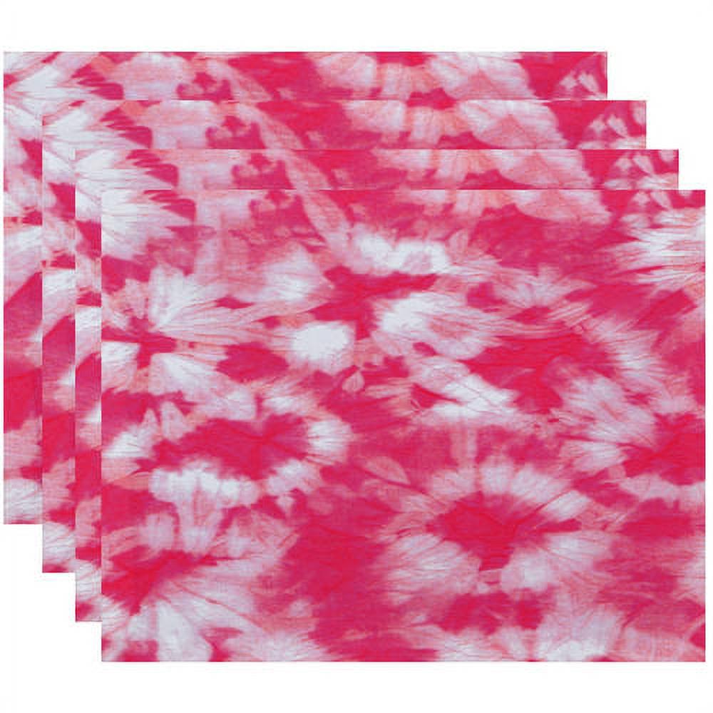 Simply Daisy 18" x 14" Chillax Geometric Print Placemats, Set of 4