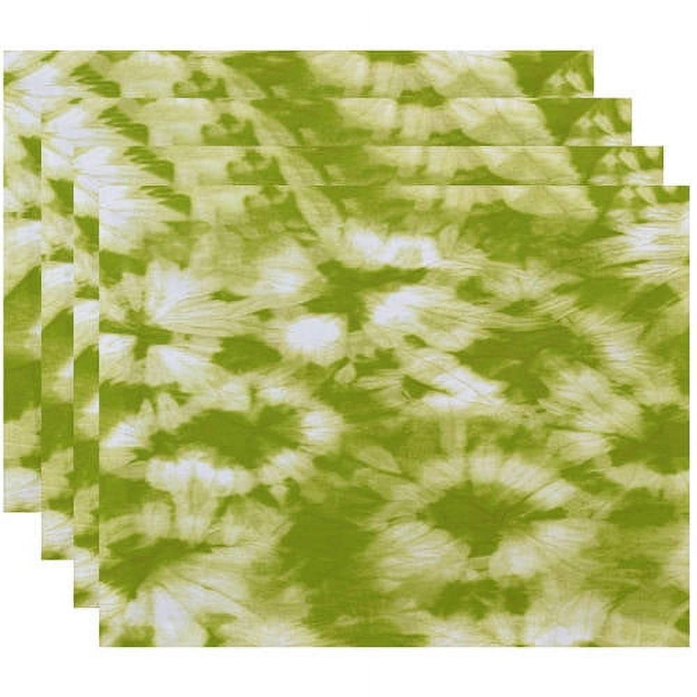 Simply Daisy 18" x 14" Chillax Geometric Print Placemats, Set of 4