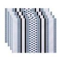 thumbnail image 1 of Simply Daisy 18" x 14" Comb Dot Stripe Print Placemat (Set of 4), 1 of 2