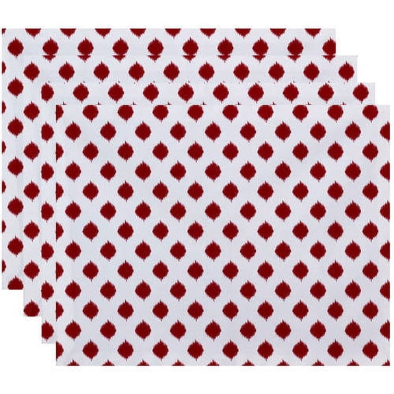 Simply Daisy 18" x 14" Cop-IKAT Geometric Print Placemat