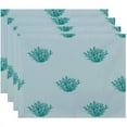 thumbnail image 1 of Simply Daisy 18" x 14" Coral Corral Coastal Print Placemat, 1 of 1