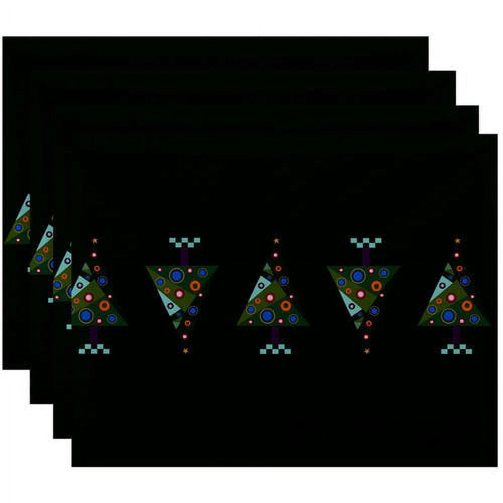Simply Daisy 18" x 14" Crazy Christmas Holiday Print Placemat