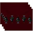 thumbnail image 1 of Simply Daisy 18" x 14" Crazy Christmas Holiday Print Placemat, 1 of 1