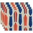 thumbnail image 1 of Simply Daisy 18" x 14" Dean Geometric Print Placemats, Set of 4, 1 of 1