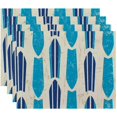 thumbnail image 1 of Simply Daisy 18" x 14" Dean Geometric Print Placemats, Set of 4, 1 of 1