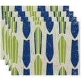 thumbnail image 1 of Simply Daisy 18" x 14" Dean Geometric Print Placemats, Set of 4, 1 of 1