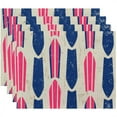 thumbnail image 1 of Simply Daisy 18" x 14" Dean Geometric Print Placemats, Set of 4, 1 of 1