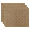 thumbnail image 1 of Simply Daisy 18" x 14" Diamond Dots Geometric Print Placemats, Set of 4, 1 of 2