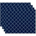 thumbnail image 1 of Simply Daisy 18" x 14" Diamond Dots Geometric Print Placemats, Set of 4, 1 of 2