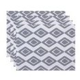thumbnail image 1 of Simply Daisy 18" x 14" Diamond Jive 1 Geometric Print Placemat (Set of 4), 1 of 2