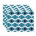 thumbnail image 1 of Simply Daisy 18" x 14" Diamond Jive 2 Geometric Print Placemat (Set of 4), 1 of 2