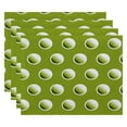 thumbnail image 1 of Simply Daisy 18" x 14" Dip Dye Dots Geometric Print Placemats, Set of 4, 1 of 2