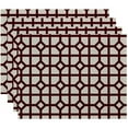thumbnail image 1 of Simply Daisy 18" x 14" Don't Fret Geometric Print Placemats, Set of 4, 1 of 1