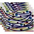 thumbnail image 1 of Simply Daisy 18" x 14" Doodle Decorations Geometric Print Placemat, 1 of 2