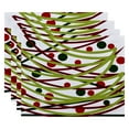 thumbnail image 1 of Simply Daisy 18" x 14" Doodle Decorations Geometric Print Placemats, Set of 4, 1 of 2