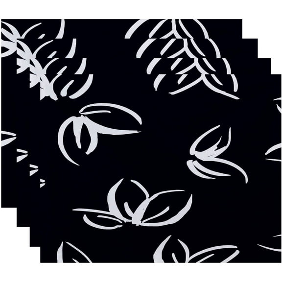 Simply Daisy 18" x 14" Eva Floral Print Placemat (Set of 4)