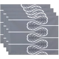 Simply Daisy 18" x 14" Fern 1 Floral Print Placemat