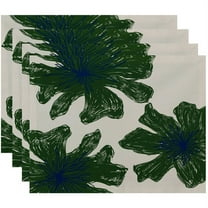 Simply Daisy 18" x 14" Floral Print Placemats, Set of 4