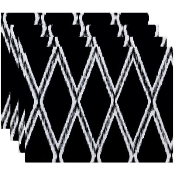 Simply Daisy 18" x 14" Gate Keeper Geometric Print Placemat