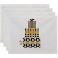 thumbnail image 1 of Simply Daisy 18" x 14" Gift Wrapped Geometric Print Placemat, 1 of 2