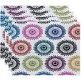 thumbnail image 1 of Simply Daisy 18" x 14" Groovy Geometric Print Placemats, Set of 4, 1 of 1
