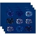 thumbnail image 1 of Simply Daisy 18" x 14" Gypsy Floral 2 Floral Print Placemats, Set of 4, 1 of 1