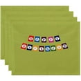 thumbnail image 1 of Simply Daisy 18" x 14" Happy Birthday Word Print Placemats, Set of 4, 1 of 1