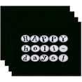 thumbnail image 1 of Simply Daisy 18" x 14" Happy Holidays Word Print Placemats, Set of 4, 1 of 1
