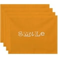 thumbnail image 1 of Simply Daisy 18" x 14" Happy Smile Word Print Placemat, 1 of 1