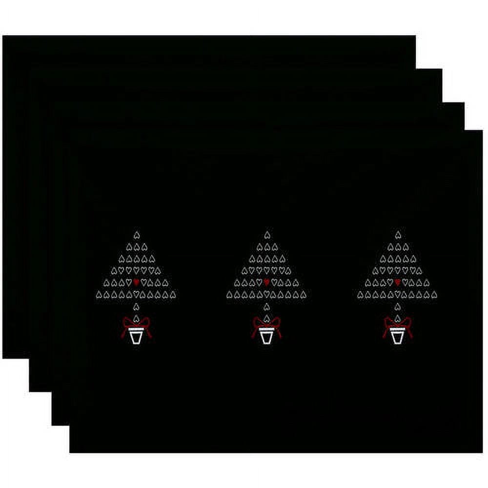 Simply Daisy 18" x 14" Hearty Holidays Holiday Print Placemat