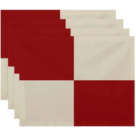 Simply Daisy 18" x 14" Holiday Brights Collection Geometric Placemat