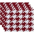 thumbnail image 1 of Simply Daisy 18" x 14" Houndstooth Geometric Print Placemat, 1 of 1