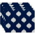 thumbnail image 1 of Simply Daisy 18" x 14" Ikat Dot Geometric Print Placemats, Set of 4, 1 of 1