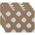 thumbnail image 1 of Simply Daisy 18" x 14" Ikat Dot Geometric Print Placemats, Set of 4, 1 of 1