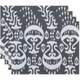 thumbnail image 1 of Simply Daisy 18" x 14" Ikat Geometric Print Placemats, Set of 4, 1 of 1