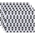 thumbnail image 1 of Simply Daisy 18" x 14" Ikat Tears Geometric Print Placemats, Set of 4, 1 of 1